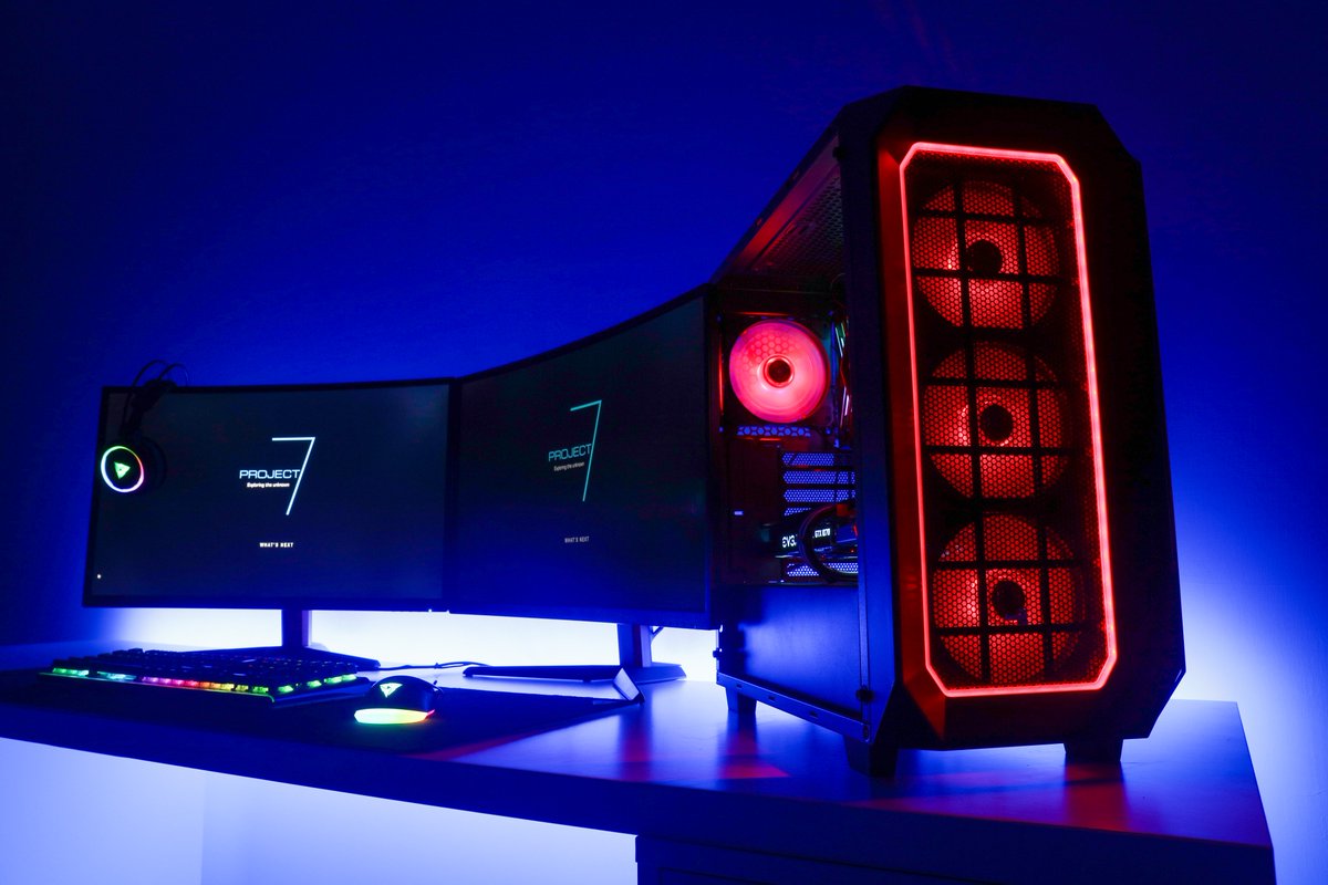 AerocoolGlobal's tweet photo. What else would you want? #TheTotalSatisfaction #TheTrainOfLight #Project7 #RGBrig #BeCool #RGB #FullTower #Chassis #P7C1Pro #AeroCool #gamingLife https://t.co/HsOI7hYyTm