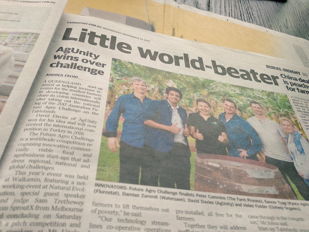 Pycno_Aus's tweet photo. @AdvanceQld We are in the news on how we are helping Queensland farmers with our technology.#farmersfirst #agtech  #HotDesQ #morecropperdrop #precisionag #foodsecurity https://t.co/dw73GCrxz0