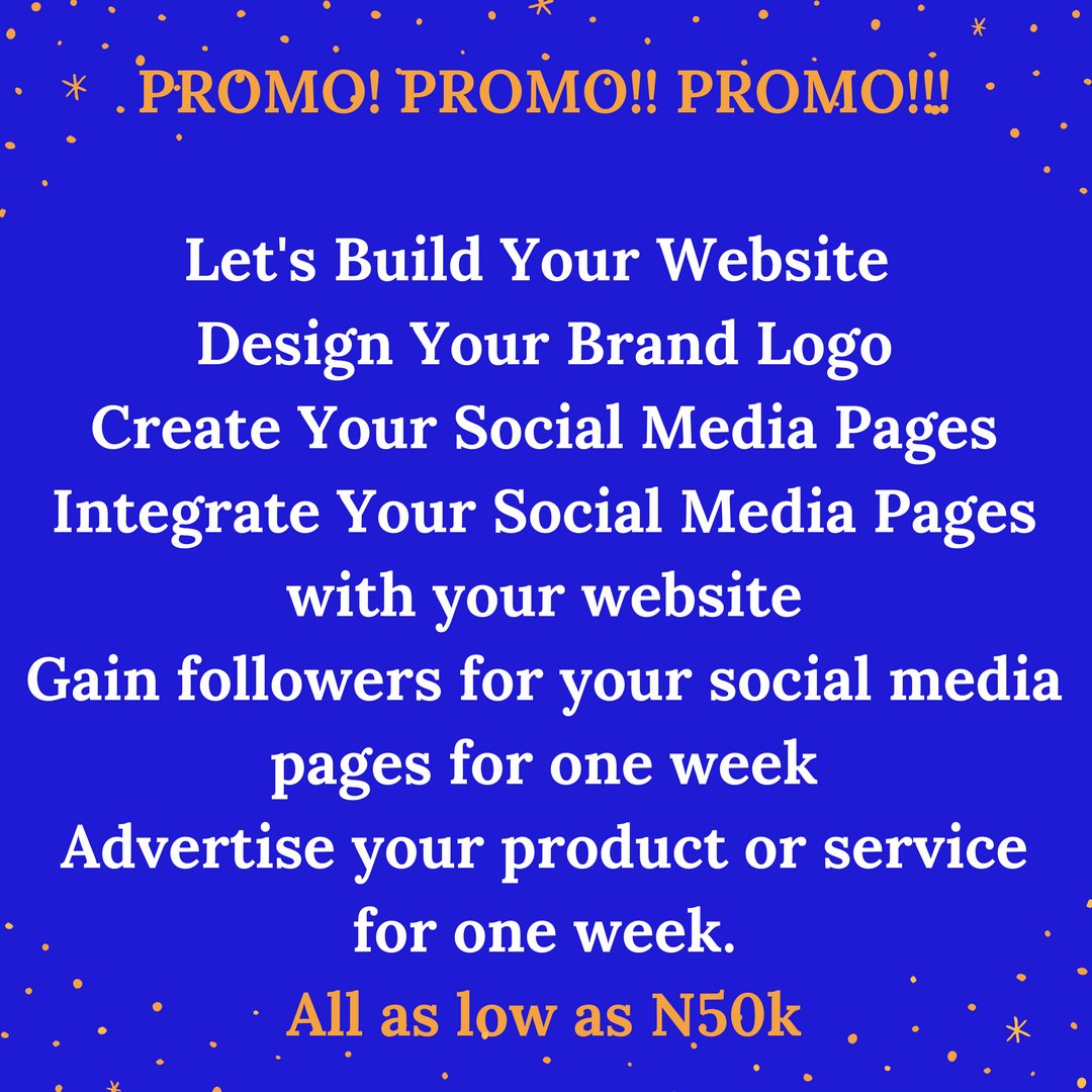 Unbeatable end of the year offer. An opportunity to get your business running immediately. Don't miss it! Offer last for this week only. Drop a message for us and we will get back to you. #smedigital #smedigitalng - buff.ly/2zr0wBV