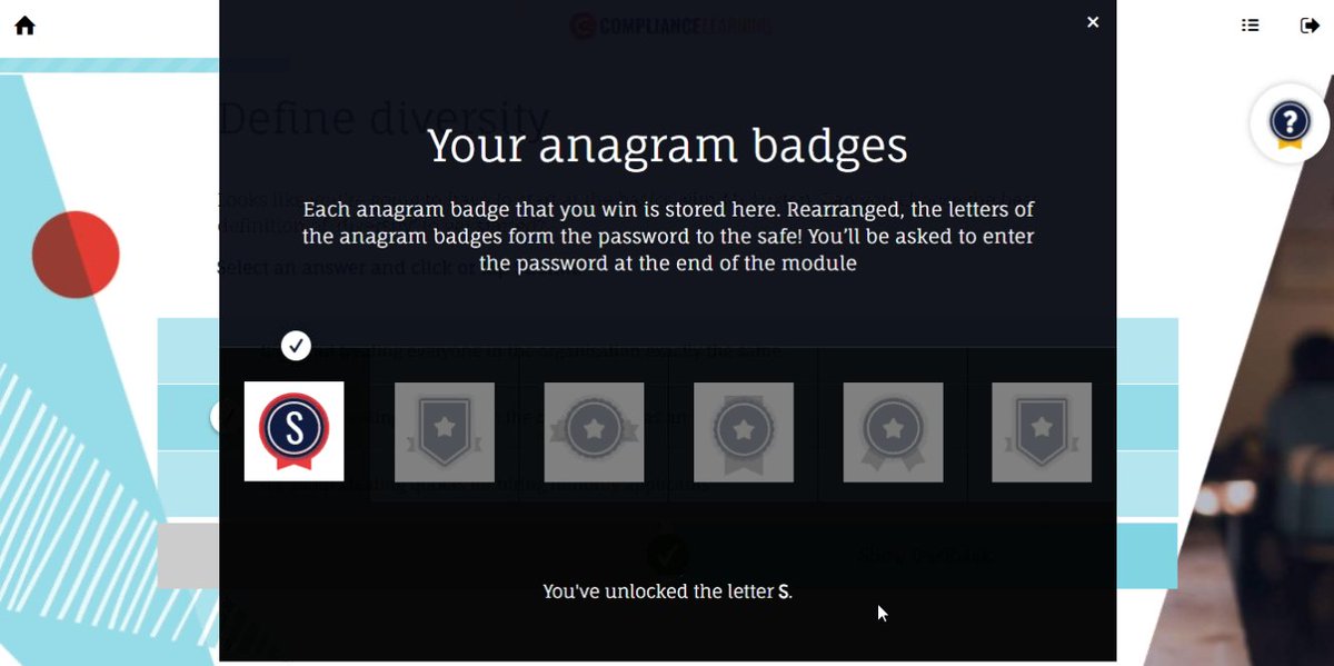 LearningPool's tweet photo. Up next it's #badges - a way of rewarding learners when they achieve a learning objective #AdaptBuilder #Webinar https://t.co/tjlBiIV0zB