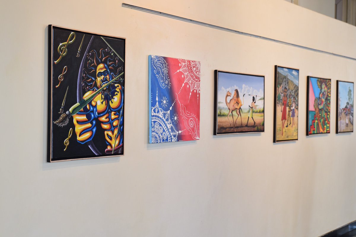 UNHCR_Kenya's tweet photo. It's all systems go @AFNairobi's gallery where artists from #Kakuma #Dadaab #Nairobi are exhibiting from today until Monday 27 November #ArtistsForRefugees https://t.co/HlTrEgm0vm #art #UNHCR https://t.co/t6s8RoGVCy