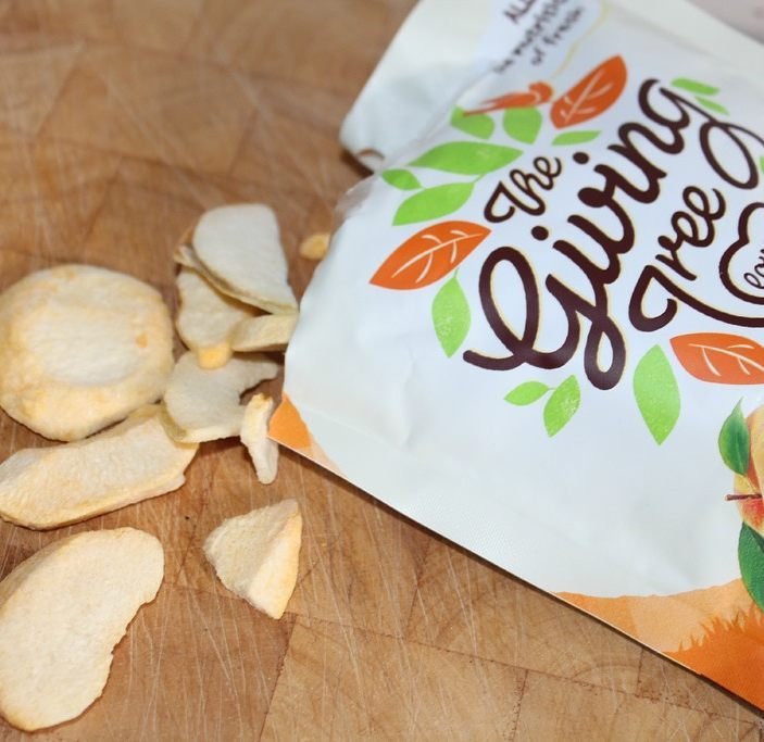 Good morning! 
Have you seen our Giving Tree #Peach Crisps from close-up?
They look so #good ! 🍑❤👌😳