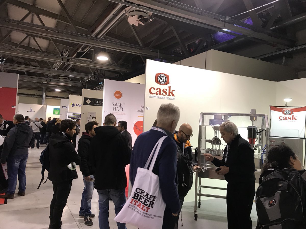 Exciting to see the successful start to the premiere edition of Craft Beer Italy! #craftbeeritaly