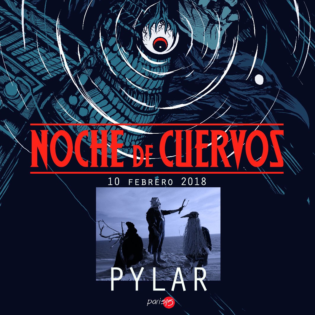 Primera confirmación para #NochedeCuervos2 <a href="/PYLARTHEBAND/">PYLAR</a> Entradas a precio reducido disponibles en bit.ly/2zpWPft <a href="/Knockturne_Rec/">Knockturne Records</a> <a href="/Paris15Malaga/">París15</a> <a href="/GoetiaMedia/">Goetia Media</a> <a href="/diablorockweb/">Diablorock</a> <a href="/RockZone/">RockZone</a> <a href="/Malagaescool/">MLGCOOL.com</a> <a href="/InzonaMagazine/">Inzona Magazine</a> <a href="/GrowSoundMag/">Grow Sound Mag</a> <a href="/MondoEdSur/">MondoSonoroSur</a> @JagermusicSpain <a href="/GuiaGoMalaga/">Guía GO! Málaga</a>