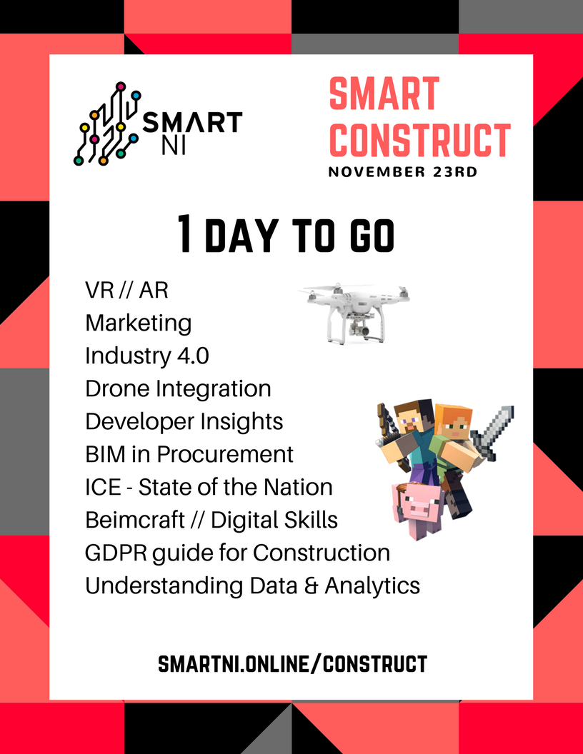 Stimul_ai's tweet photo. Can't believe #SMARTConstruct is tomorrow!!
So many amazing speaker in attendance ... can't wait!!
For more go to - https://t.co/7lMiE4Sgxq https://t.co/KLiFwl5nKS
