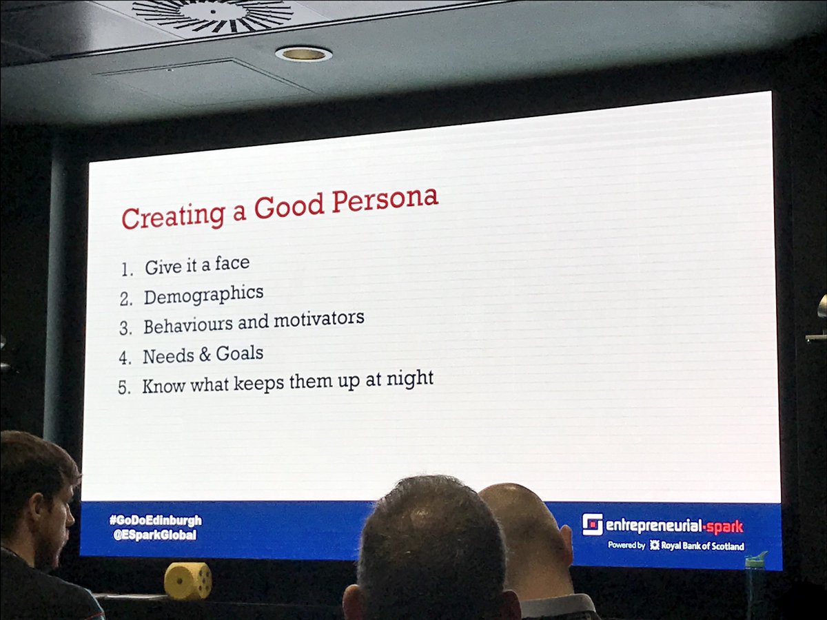huckagency's tweet photo. Learning how to create a good customer persona at the first @ESparkGlobal workshop with @GillMRattray #GoDoEdinburgh #Espark #Startup #Entrepreneur https://t.co/FDjcqV39vU