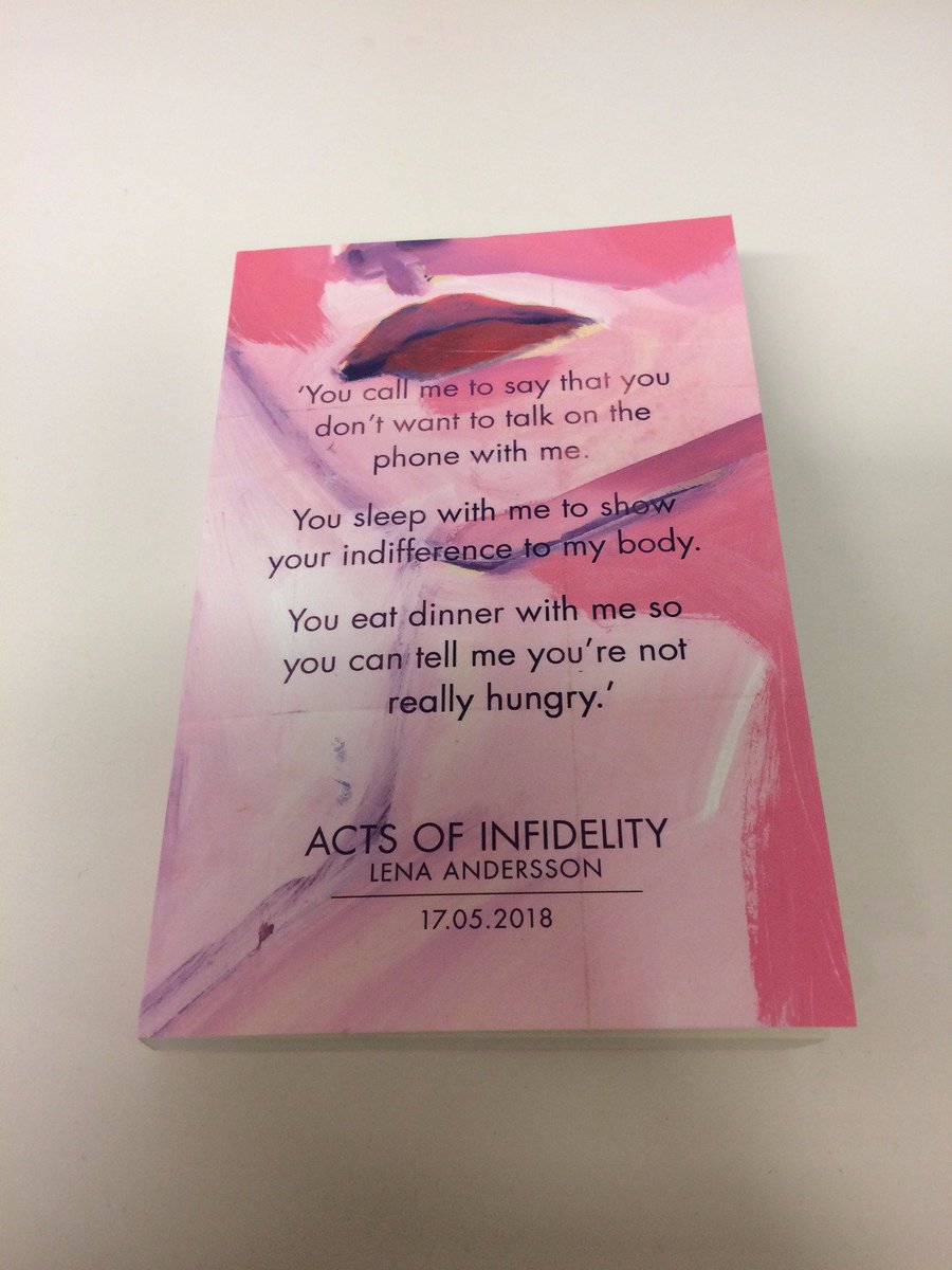 gillianfkelly's tweet image. Beautiful proof of #ActsofInfidelity out in May 2018 - wondrous Ester is back in our lives..