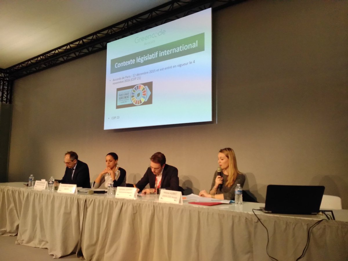 GcAvocats's tweet photo. Greencode Avocats intervient sur la table ronde "Énergie et collectivité. Comment réduire son empreinte énergétique ?"
Cadre réglementaire @salondesmaires @ademe @EnviroMag https://t.co/ewh1FEBmDg