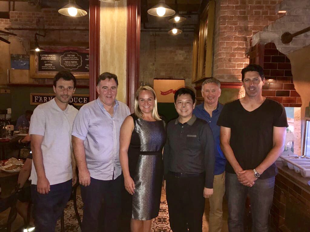 Nuatali_Nelmes's tweet photo. Finished off the day by catching up with @NewcastleJetsFC owner Martin Lee who is stoked that @CityNewcastle has thrown our full support behind our mighty @JetsWomen squad as official sponsors! https://t.co/X4imGp5D6R