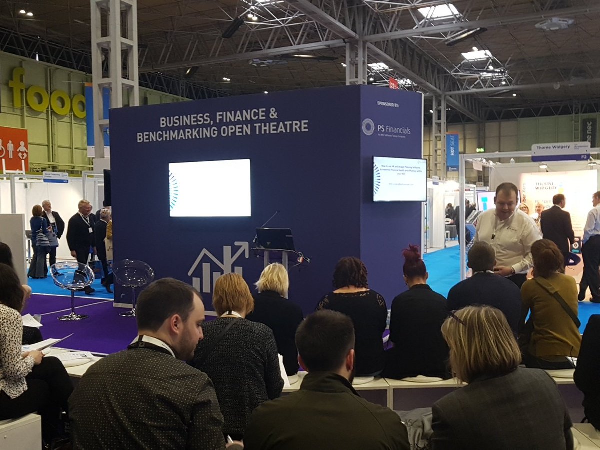 katboast's tweet photo. Busy theatre ready for Wills session on 'Driving efficiency through integrated HR &amp; Budgeting software' #AcademiesBIR17 @PSFinancials https://t.co/j6EcCgPNJe