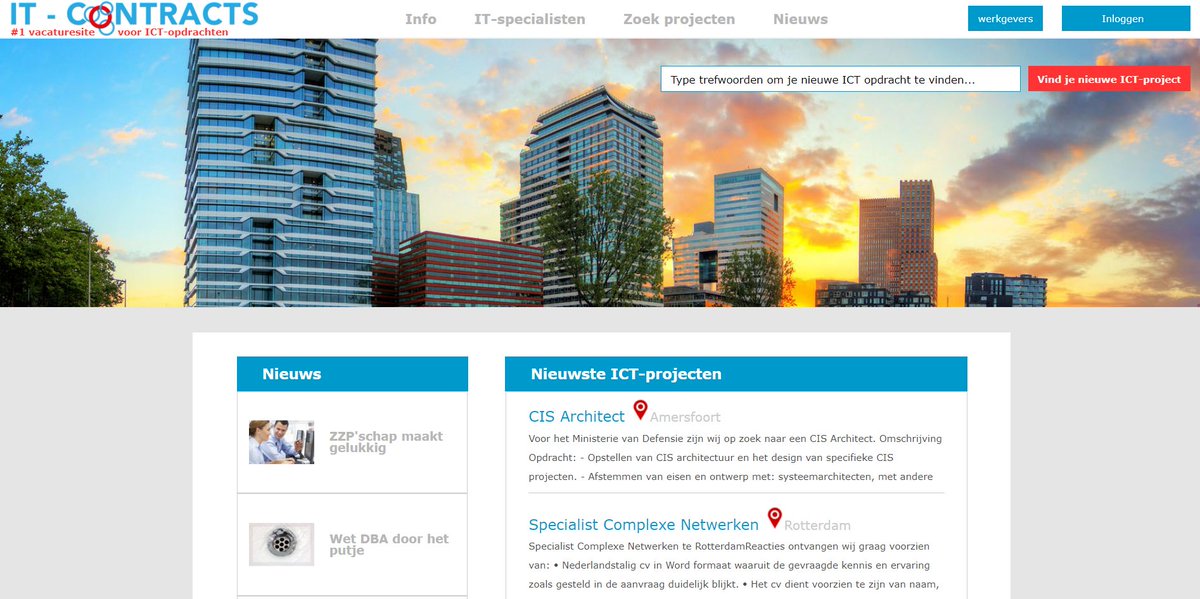ITContractsnl's tweet photo. Al gezien? We hebben IT-Contracts in een nieuw jasje gestoken. Check it out: https://t.co/0thKxsrsv2 #ict #zzp https://t.co/9ztJL7B9Vi