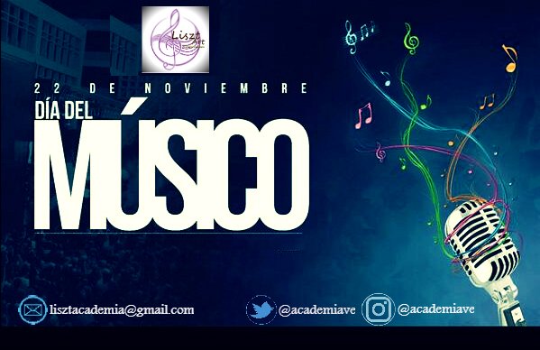 academiave's tweet photo. ✨FELIZ DÍA DEL MÚSICO ✨ https://t.co/Si810NyYqy