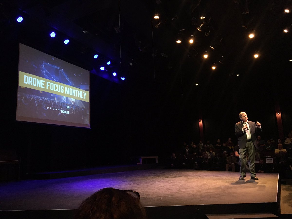 JessicaLeeND's tweet photo. See this guy again today at High Noon at @ecceart talking all things #NDUAS. #1MCFar #DroneFocus Bonus: @gilbyguy will be there too. https://t.co/U2dDCWnAc4