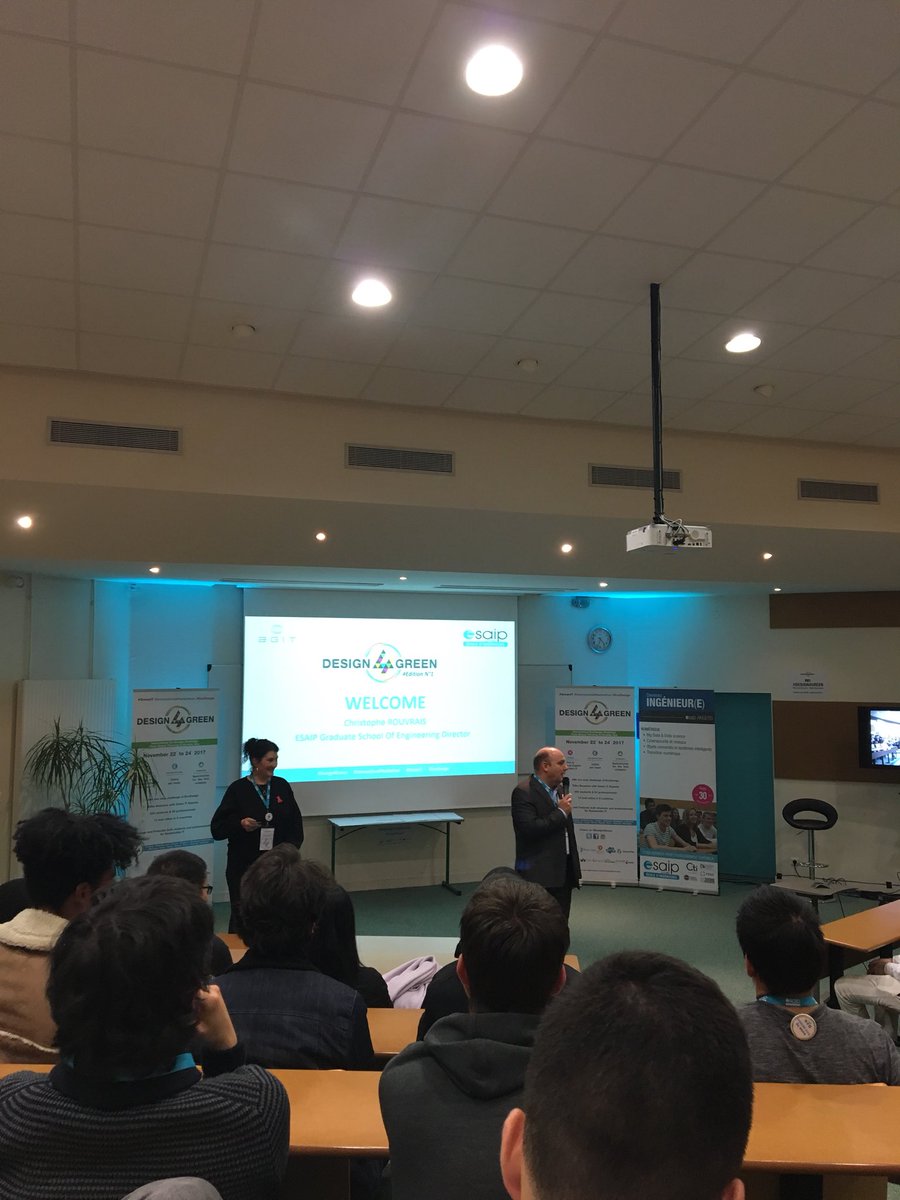 Eseo4Green's tweet photo. Let’s go for the opening ceremony ! @groupeesaip @Design4Green Here with @Groupe_ESEO @NicolasGUTOWSKI https://t.co/GosxwnsQcy
