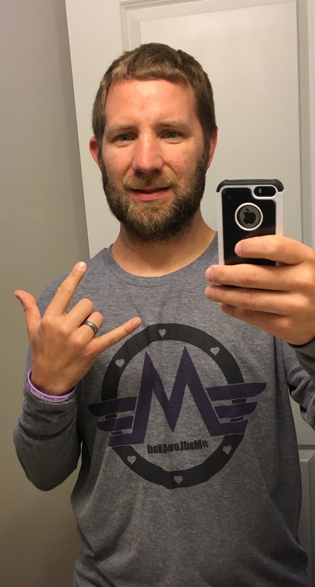 CoachGreen225's tweet photo. Proud to rock my new #MadLove4Mad shirt! Hoping you know your never alone in this fight @madelyn3wilson @twils22 #familyfirstfamilyforever #patfam https://t.co/uFVNWcqOmr