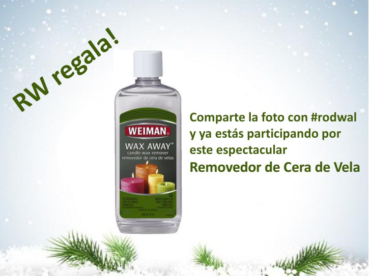 ComercialRodwal's tweet photo. Concurso #rodwal regala Removedor de Cera de Vela para esta #Navidad https://t.co/4feCzfmV4v