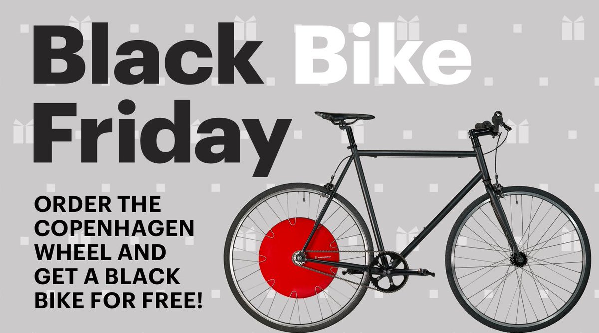 BostonTweet's tweet photo. Black Bike Friday: Order the Copenhagen Wheel (from Cambridge-based Superpedestrian) and get a black bike for free! I have one and it's life changing! https://t.co/VljX3B2LIG @CPHWheel https://t.co/skISK8WIGJ