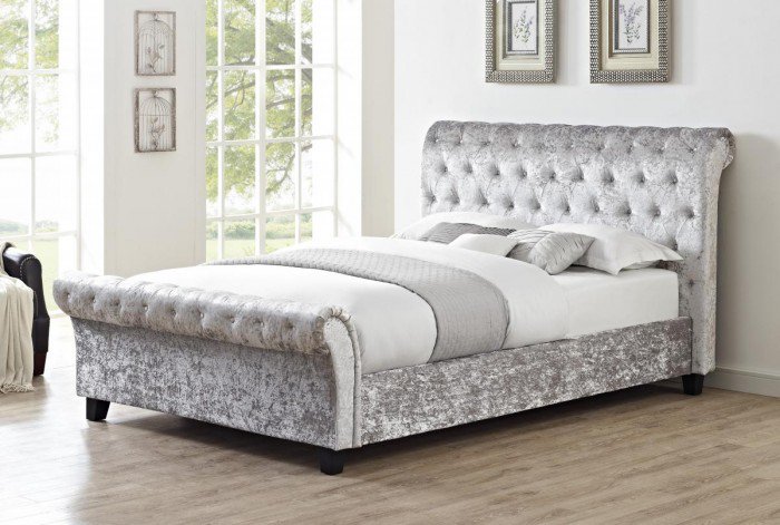 Fantastic Crushed Velvet Bed Frame Now Added To Our Winter Sale. Save extra money <a href="/SDMFurnitureUK/">Sweet Dream Makers</a>. Double and Kingsize In Stock 3-5 days delivery. goo.gl/zHsJFR
