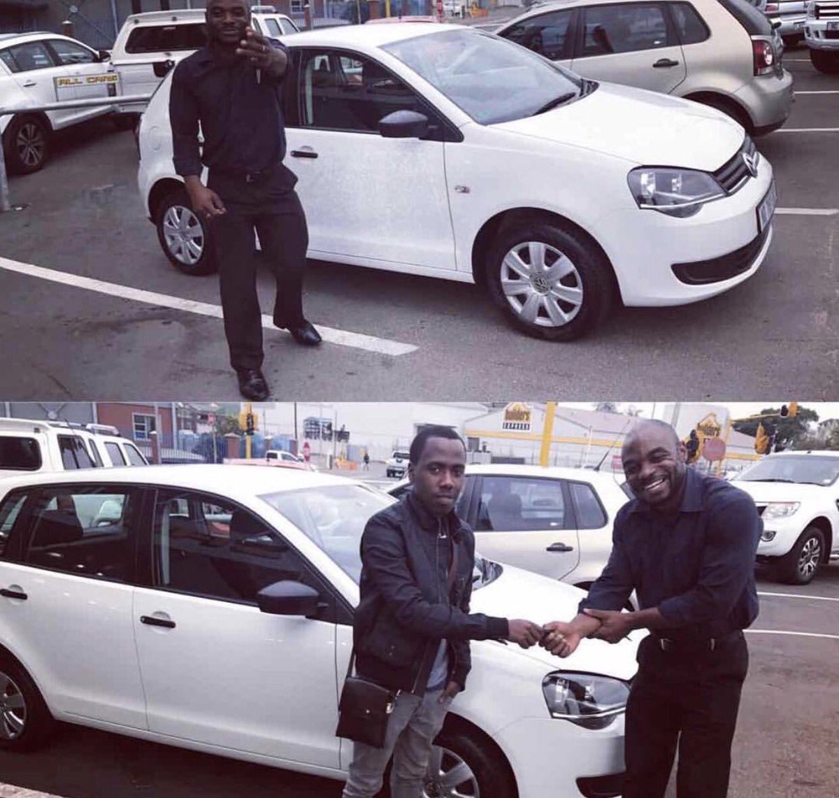 CarsLiveRSA's tweet photo. CarsLive Was Proud To Give Philani Delivery Of His Polo Concept! Making People's Dreams Come True! #CarsLive #DreamIt #DriveIt https://t.co/CrCNK7oeLq
