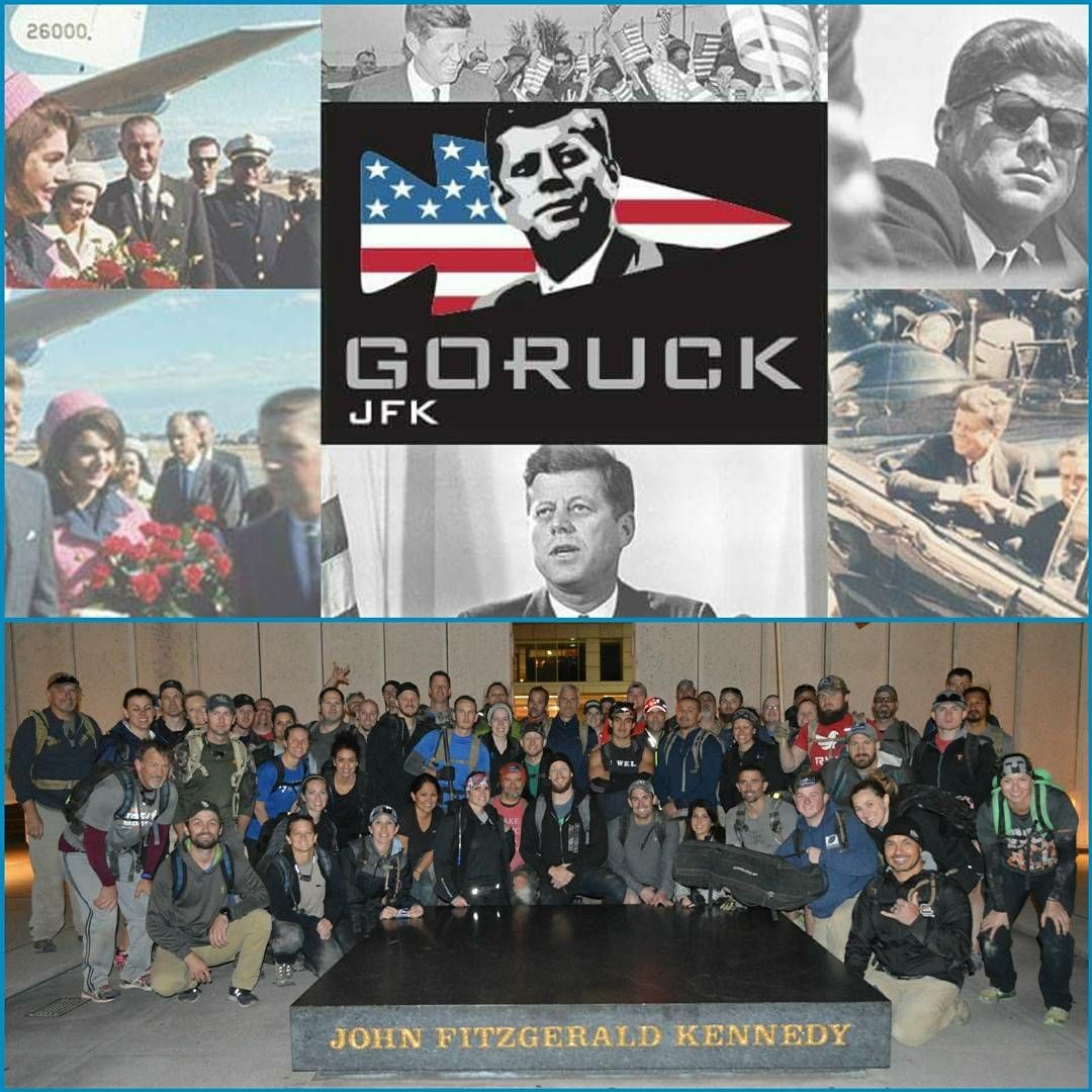 GCRuckers's tweet photo. Today Green Country Ruckers remembers a great national tragedy. It was our honor to memorialize President Kennedy this past Saturday by representing Tulsa in the #GORUCK #JFK Memorial Light Challenge event in #Dallas. Group pic courtesy of Christi Fisher. #GORUCKLight #Class2503 https://t.co/7S9bCqyUQb