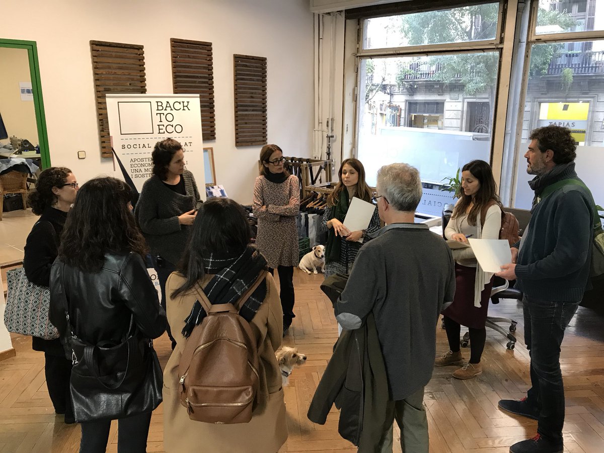 leobejarano's tweet photo. Avui amb @COAMBcat fent mapatge d’economia circular visitem @bymyeco que genera una segona vida als milions de texans qu es llencen cada any sota la marca #backtoeco https://t.co/3Goy791LRT