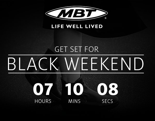 MBTShopUK's tweet photo. The countdown has already started... #blackweekend #mbt https://t.co/Faj9MQQsvs