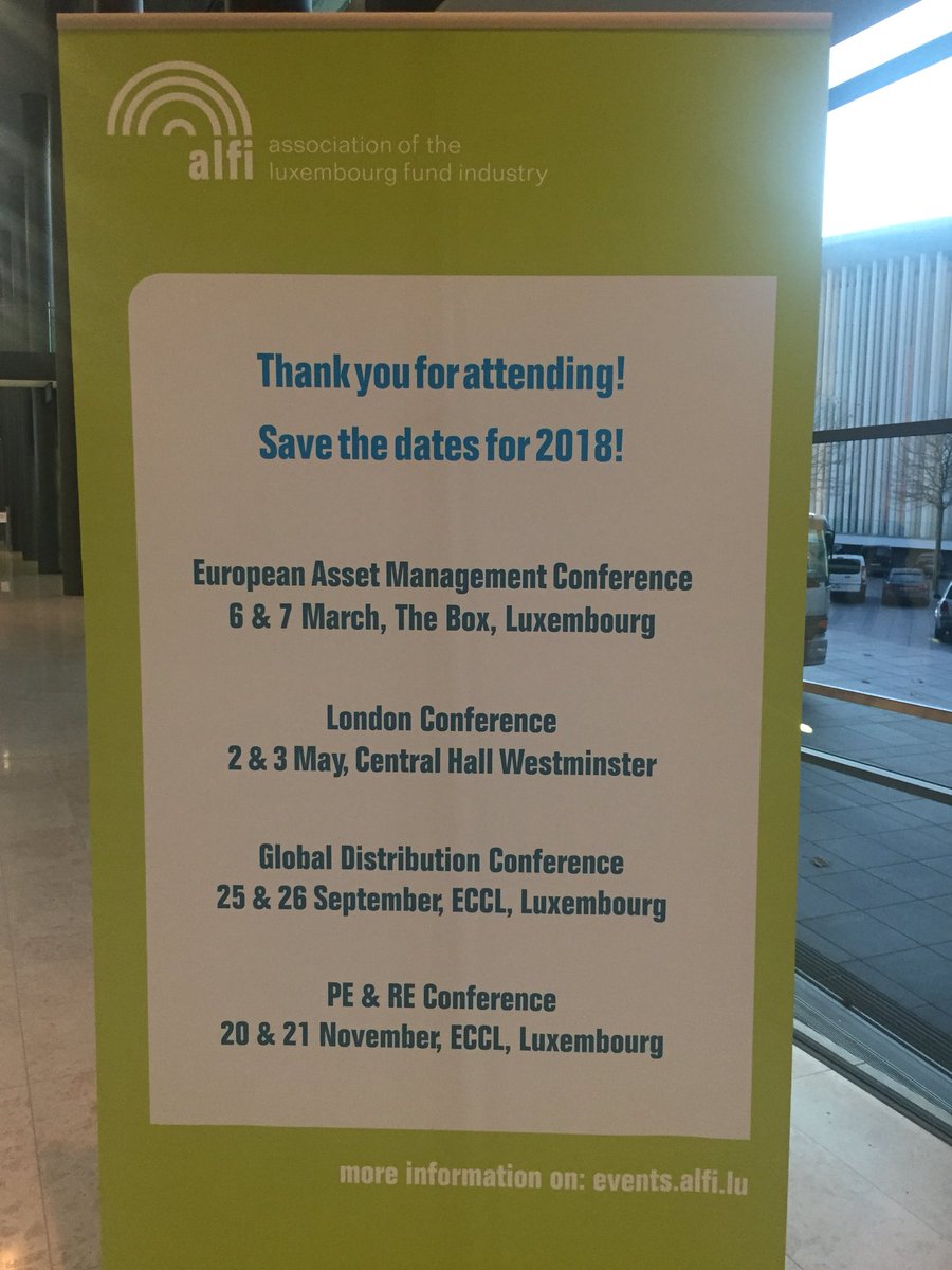 ALFIfunds's tweet photo. #ALFIPERE17 is over, thank you to all the speakers, sponsors, participants and staff! Save the date for our upcoming events https://t.co/nbWaEUZQQw