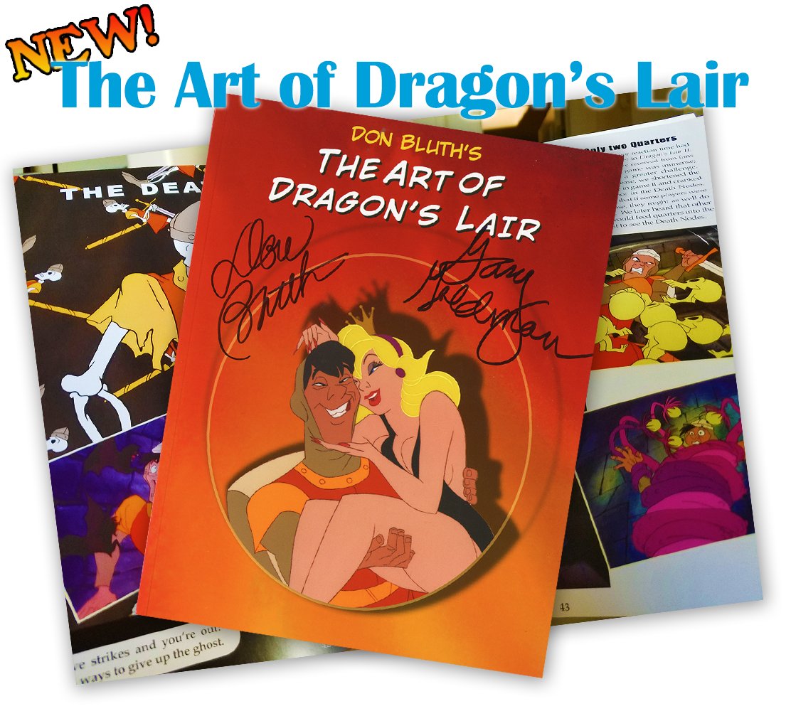 We have less than 100 copies of "The Art of Dragon's Lair" left! Don't miss out, they are going fast! igg.me/at/dragonslair/