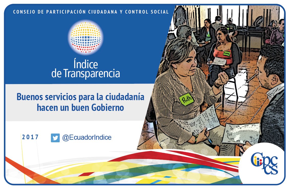 Construye y vive la cultura de transparencia ¡Infórmate y participa! encuesta para medir el índice Territorial de Transparencia. bit.ly/2mymYCY  <a href="/CPCCS/">Carlos P. Carcelén Caicedo</a> <a href="/AMEcuador/">Municipalidades Ec</a> <a href="/CongopeEcuador/">CONGOPE</a>