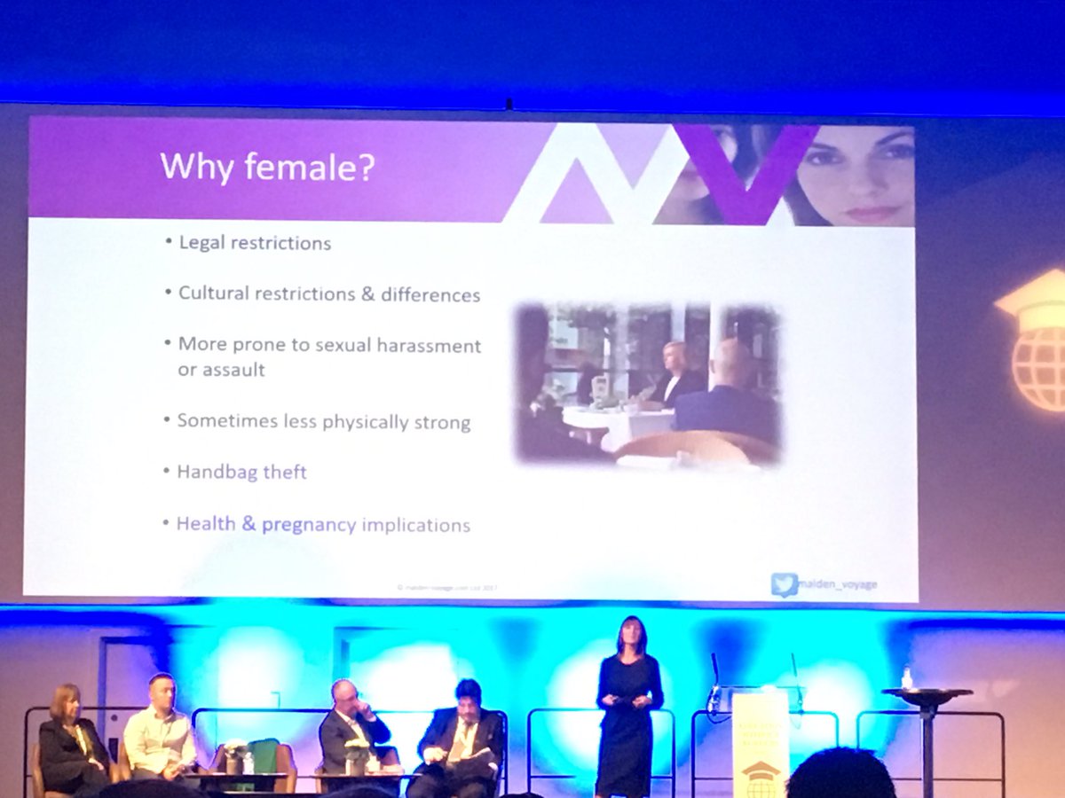 ericatoase's tweet photo. @Carolyn_MV on stage talking about the results from our recent research on women who travel in academia @EWB2017 @maiden_voyage https://t.co/SeAn3DdYl4