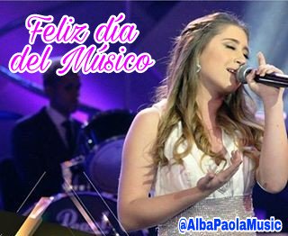 AlbaPaolaMusic's tweet photo. Aunque para mi todos los días son dedicados a la música, no puedo dejar pasar la oportunidad de agradecer y felicitar a todos los que hacen posible que a través de ella vivamos, soñemos y expresemos absolutamente TODO!!
#22Nov
Feliz #DiaDelMusico
#MusicDay https://t.co/6aLVLvuTXU