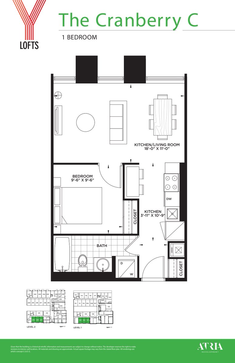 AtriaDev's tweet photo. The three beautifully designed variations of our one bedroom Cranberry suites. https://t.co/G0awR3xaIM