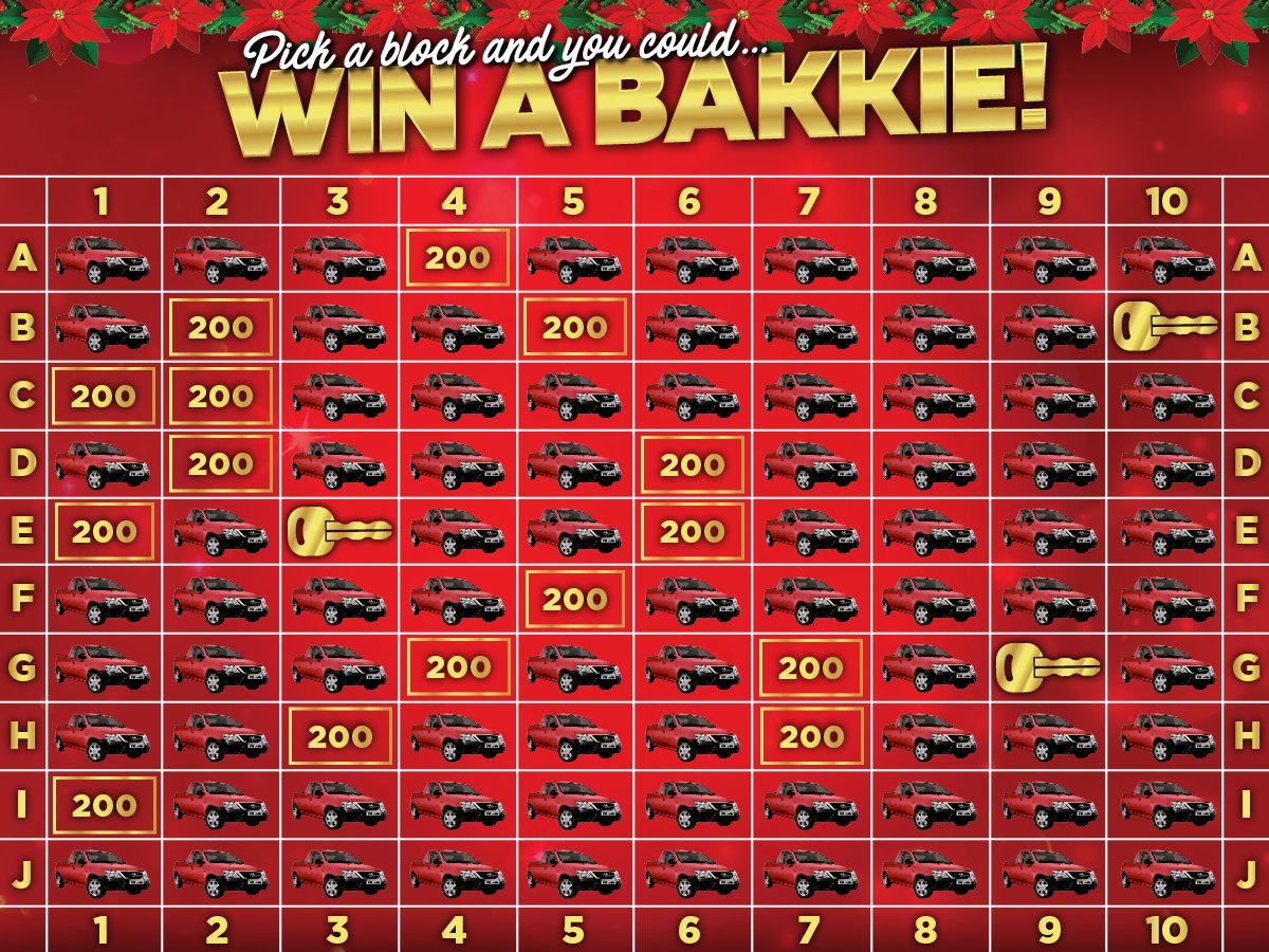 OKPorterville's tweet photo. WANT TO WIN A NISSAN NP200 BAKKIE? 💥 Only play ONCE per day. . If you pick today’s block you could WIN a R200 OK VOUCHER this afternoon! – The Winner will be announced TODAY after 4PM. Pick your block here: https://t.co/ljdiYxDTpC @PortervilleMkt https://t.co/SJxMZi2PZl