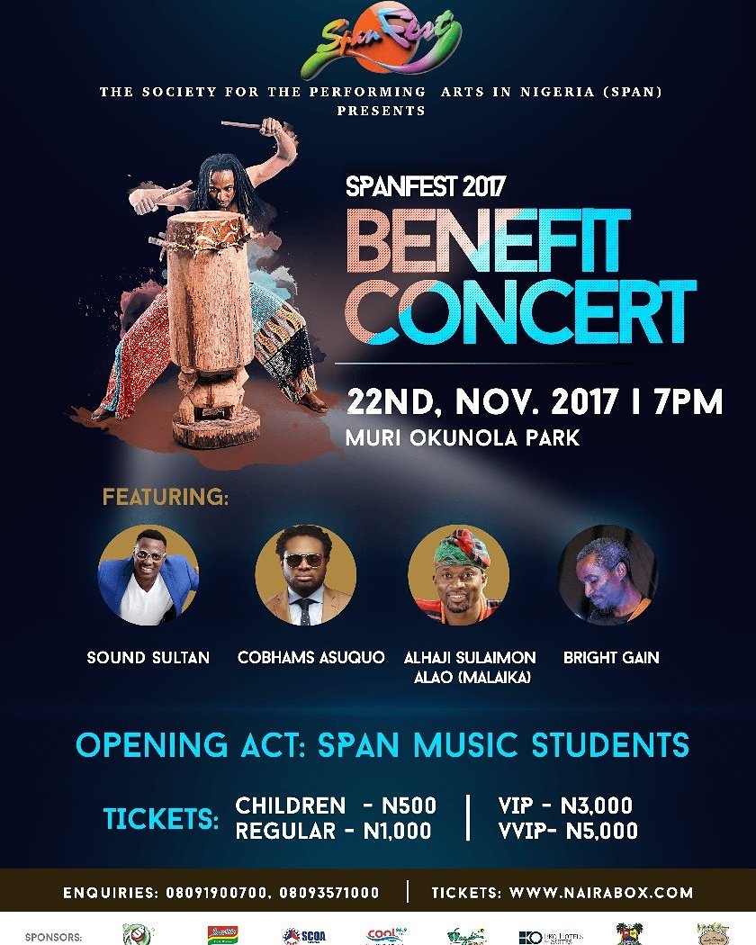 SmileyyTravels's tweet photo. Opening Act today will be by SPAN Music Students. Don’t
miss out. Come to MURI OKUNOLA PARK by 7pm.
#SPANFEST2017 https://t.co/FInBis2dhB