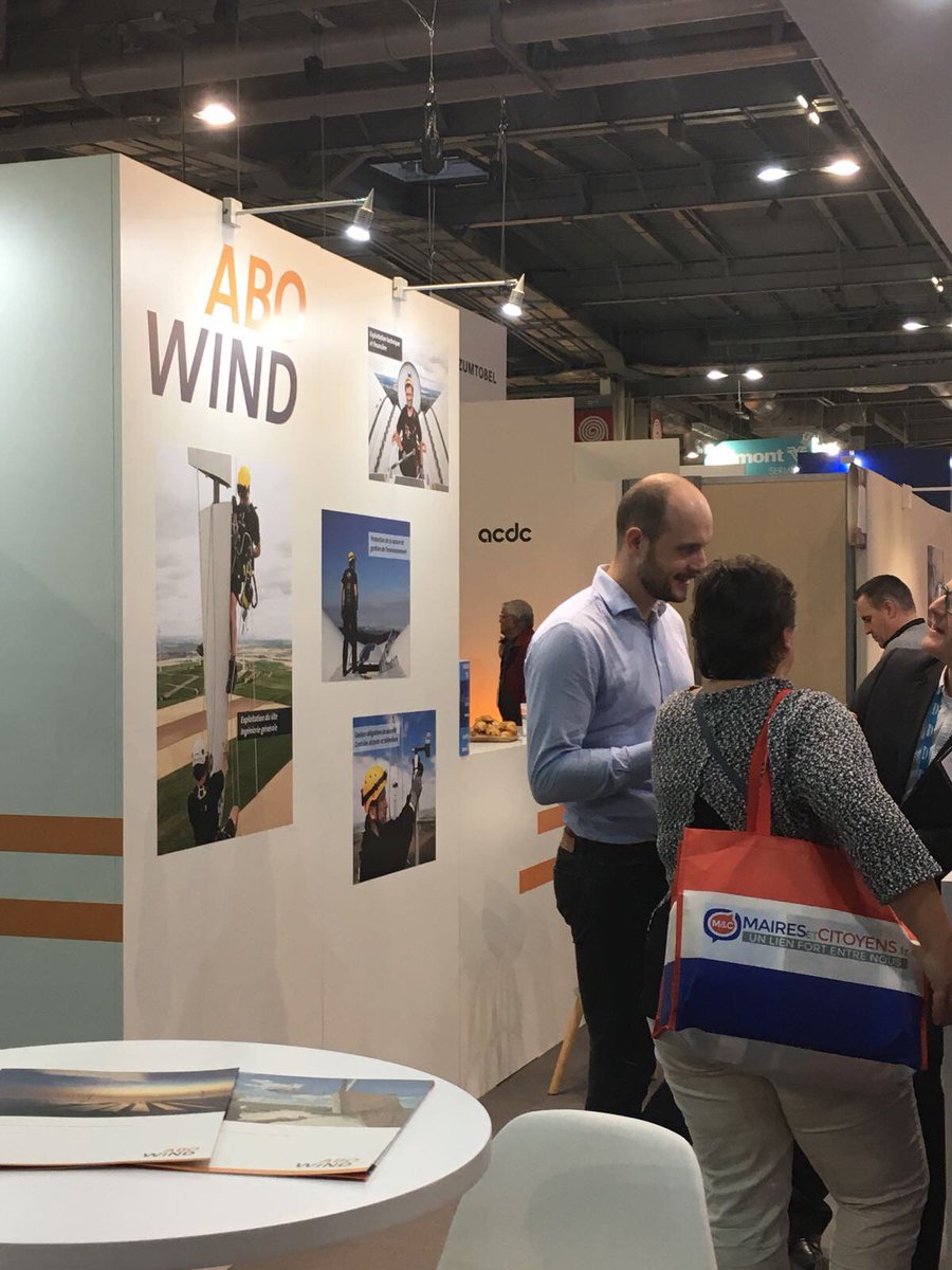 ABOexploitation's tweet photo. Nous sommes présents au @salondesmaires jusqu'à demain : venez échanger avec nous au stand L54, pavillon 3. #TransitionEnergétique #exploitation #maintenance https://t.co/wwkzje2Y0u