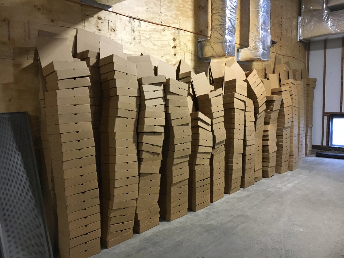 Boxes on boxes on boxes!! This is Brandito's indicator of the holidays approaching! We are preparing for all of our holiday kitting projects- exciting stuff!! #WePutYourSwagOn