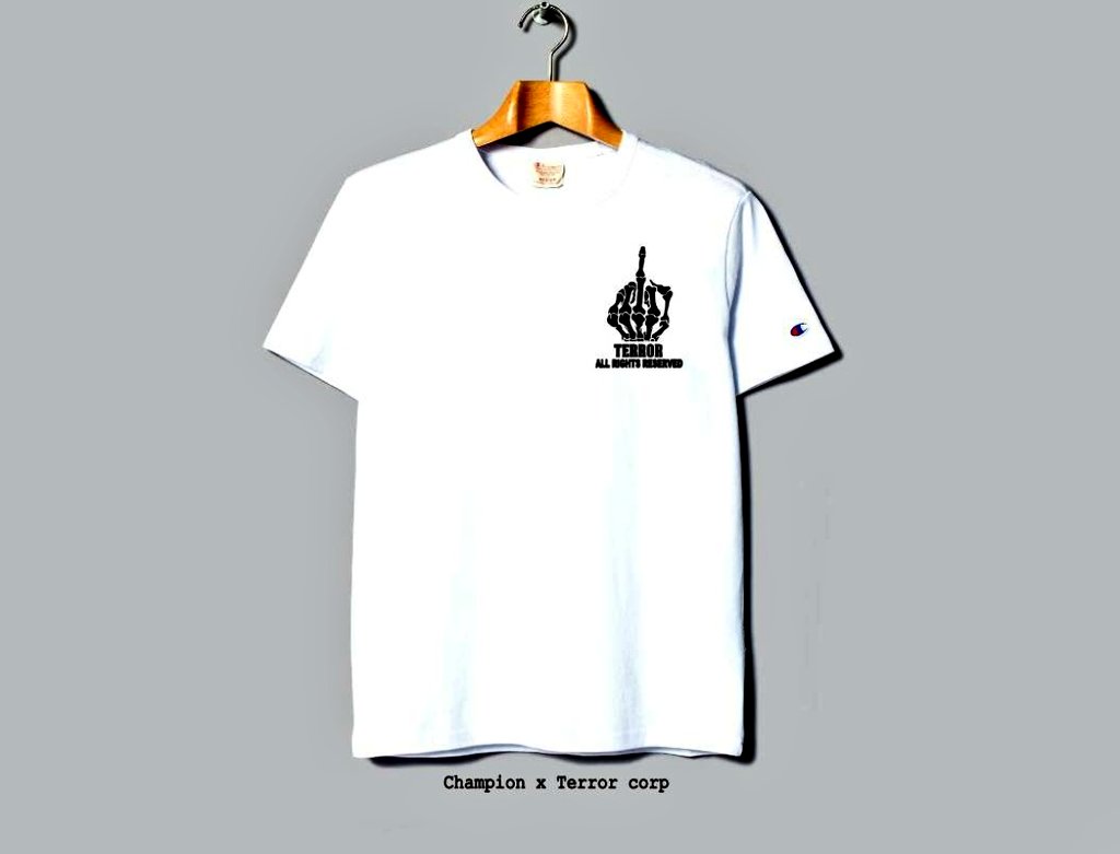 terror_corp's tweet photo. 001 "Let me burn" T-shirt Champion® X Terror Corp® 2018 https://t.co/3JwSmSeD4I