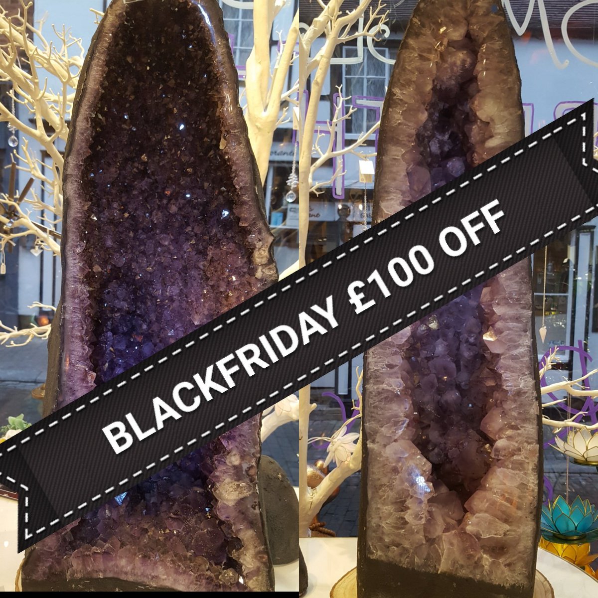 karma_ripon's tweet photo. We've gone nuts! £100 off these Amethyst Cathedrals until close of business Friday https://t.co/WQIaZuFDXF