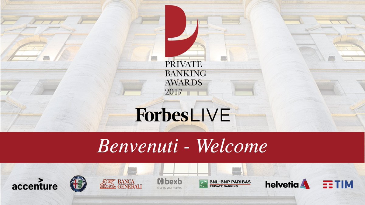 In @BorsaItalianaIT è tutto pronto per i Private Banking Awards 2017: il premio più prestigioso del settore in Italia #PrivateBankingAwards #ForbesLive