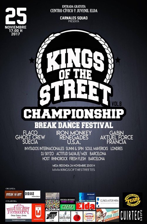 agorahabla's tweet photo. Elda acoge la VIII edición de Kings of the Streets, el campeonato nacional de breakdance
@ayto_elda #AgoraHablaMedioVinalopo #laactualidadquevacontigo #elda #breakdance #Workshops #MesasRedondas #KingsoftheStreets
https://t.co/3ML9MWdqkD https://t.co/6j9qf8LtbY