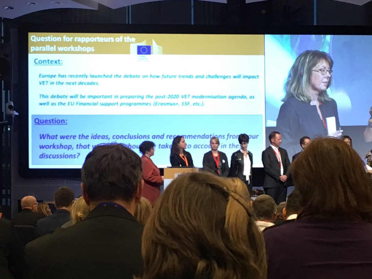 giorgio_sbrissa's tweet photo. #EUVocationalSkills #enaipnet #enaipveneto #evbb #evta Vet week report from sessions https://t.co/VwaxUsnFuB