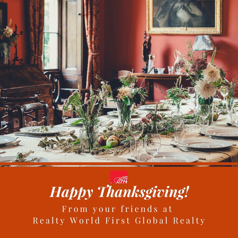 RW_FGR's tweet photo. 🦃❤️Happy Thanksgiving from your friends at Realty World First Global Realty! #RealEstate #FloridaRealEstate #Thanksgiving https://t.co/vxP5HGJ53v