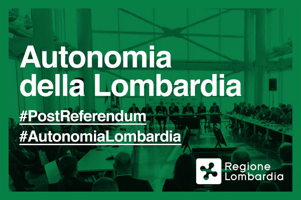 RegLombardia's tweet photo. #PostReferendum #AutonomiaLombardia
Lavoro, istruzione e finanza pubblica: ecco alcune delle 23 materie su cui Regione Lombardia sta costruendo nuove forme di autonomia. Scopri di più su https://t.co/DokZ5qyRtg https://t.co/59WLGtAFc5