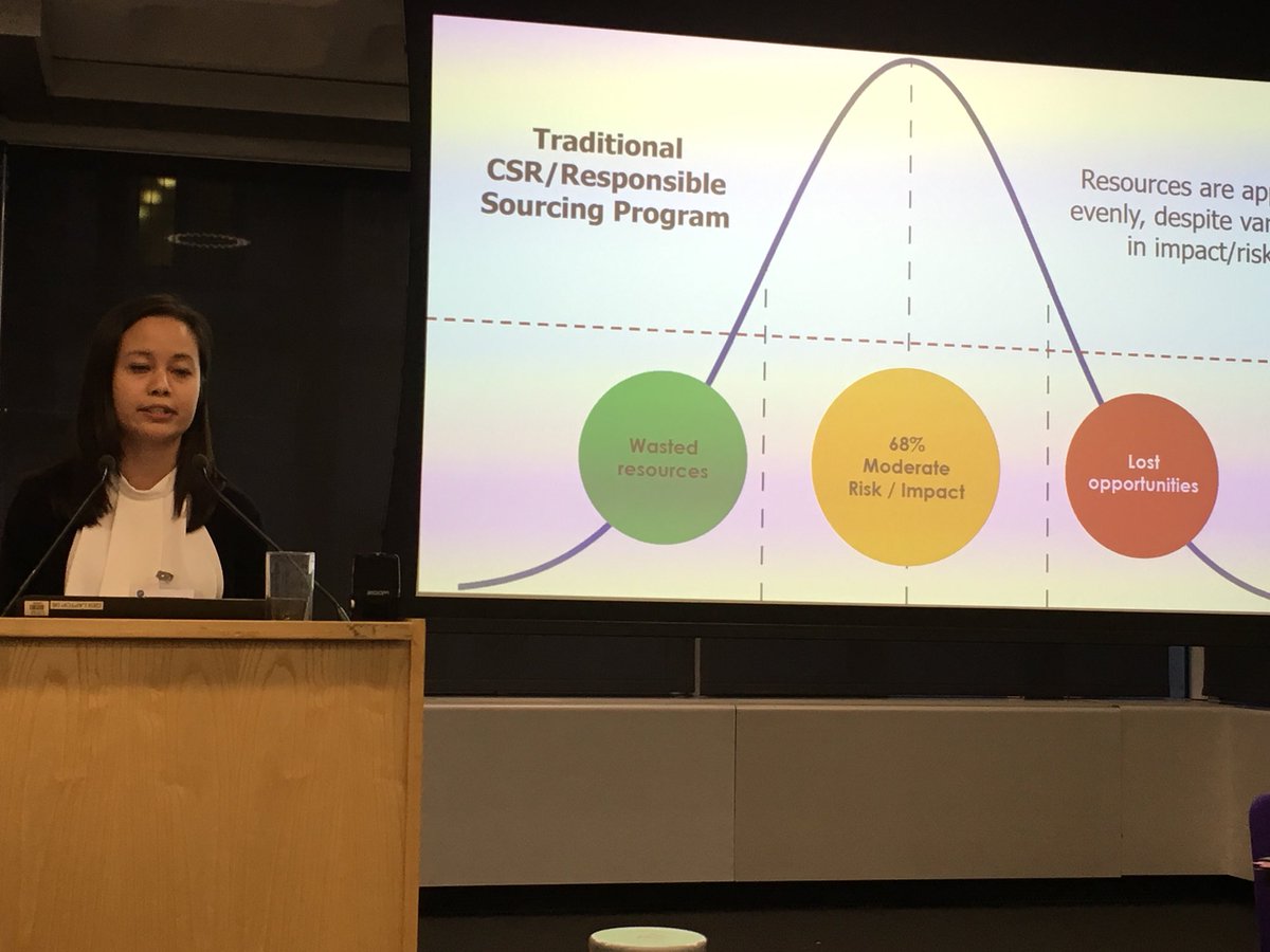 profjacquiglass's tweet photo. Kimberly from @BSISCS explains how different suppliers and situations involve very different risks, so require nuanced approaches #APRES2017 https://t.co/nL3pT0ND3U
