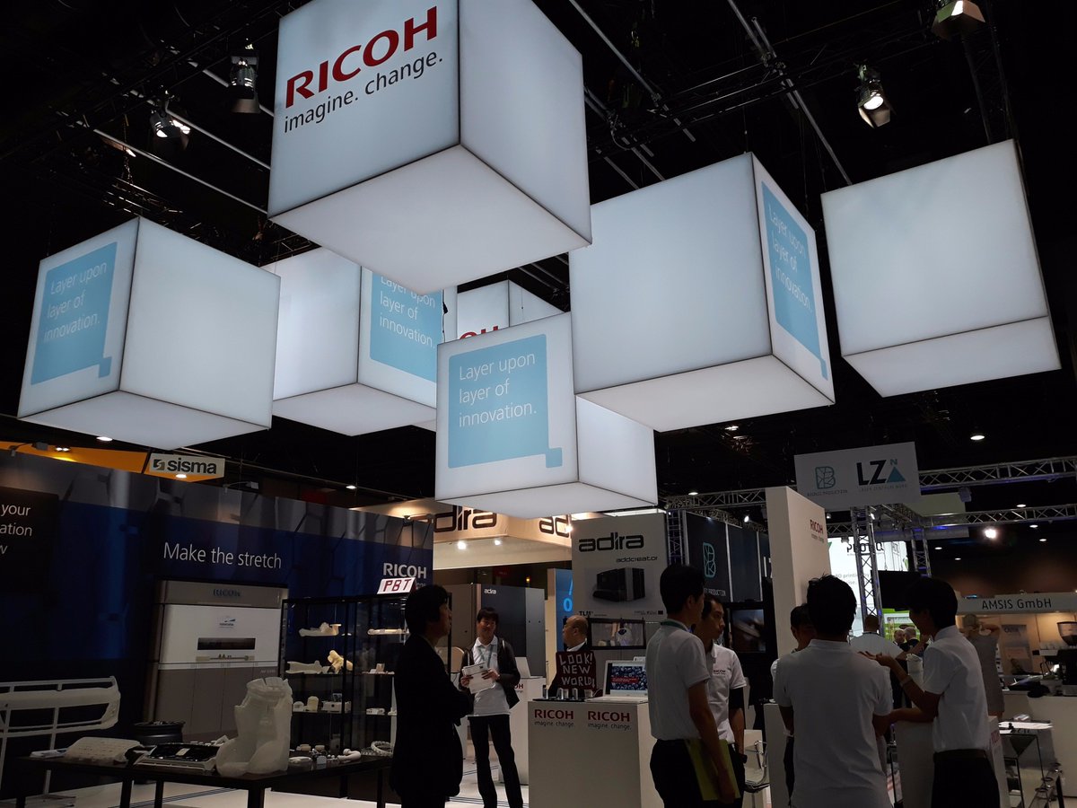 legarenc's tweet photo. Great interest in Ricoh's PBT parts during #formnext2017 @ricoheurope https://t.co/TDJXtGWOrQ