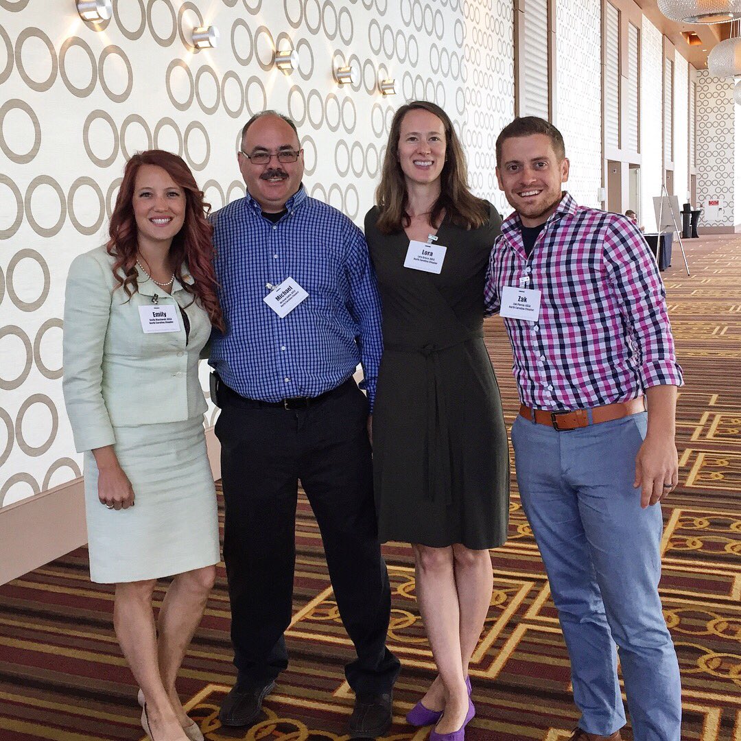 EmilyBHsiao's tweet photo. Our 2017-18 year has begun! Thrilled to be President of @NC_ASLA & to work with a great ExCom! @landarchitects #ASLA2017 @StewartInc https://t.co/xq2gnoFYdF