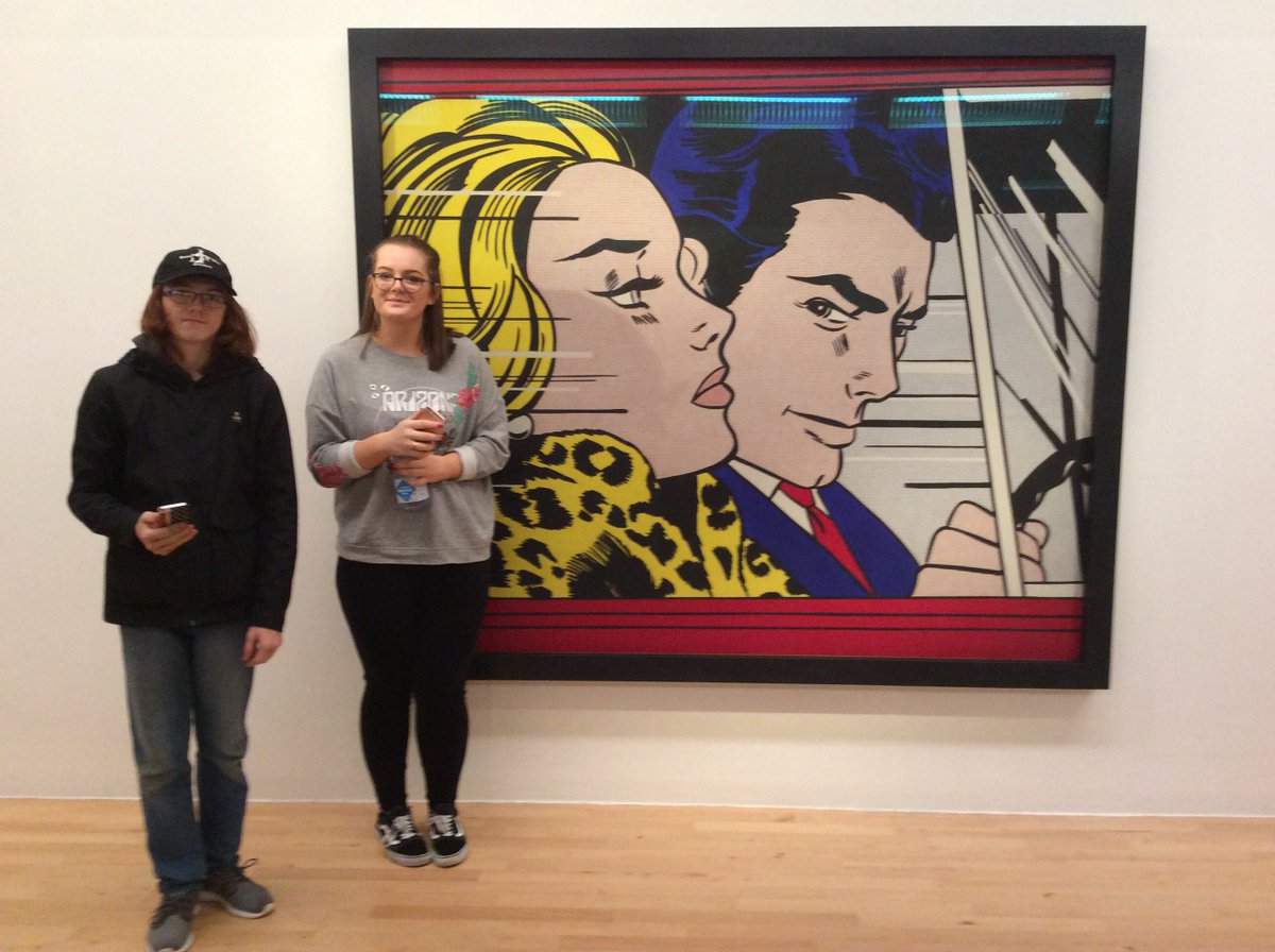 Culture vultures out in Liverpool. Roy Lichtenstein pop-art with Athena year 11
#Liverpool Tate  #Roy Lichtenstein
