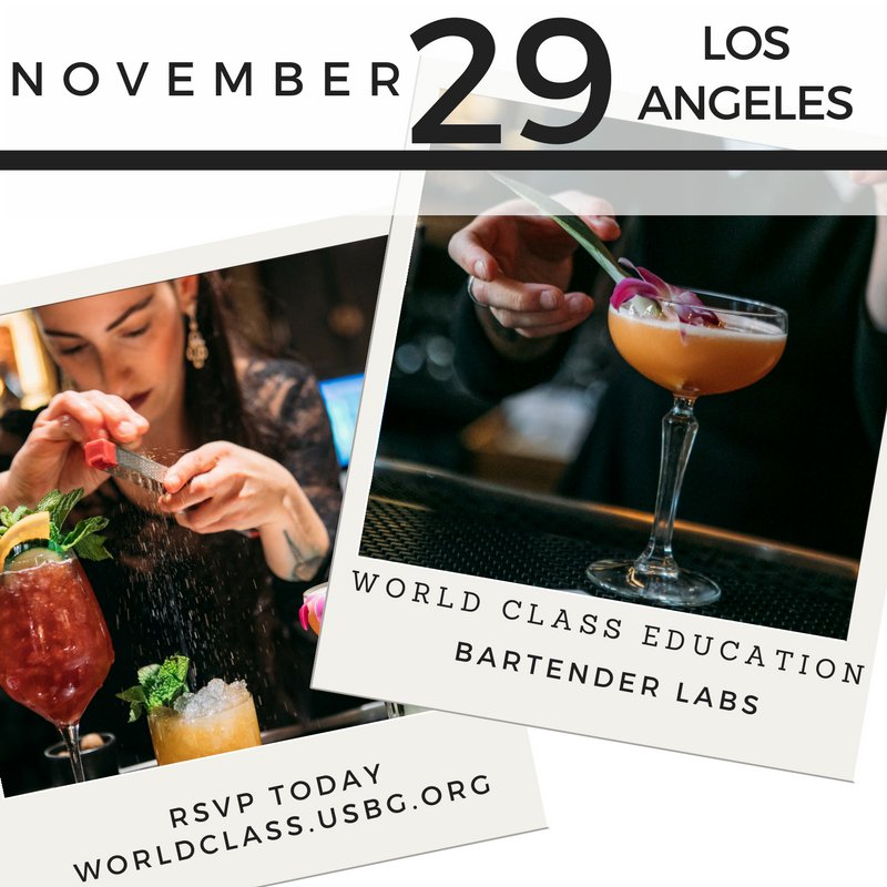 WorldClassUS's tweet image. Los Angeles! World Class Bar Labs headed your way on Nov 29th RSVP now at ed.gr/flrg #worldclassus