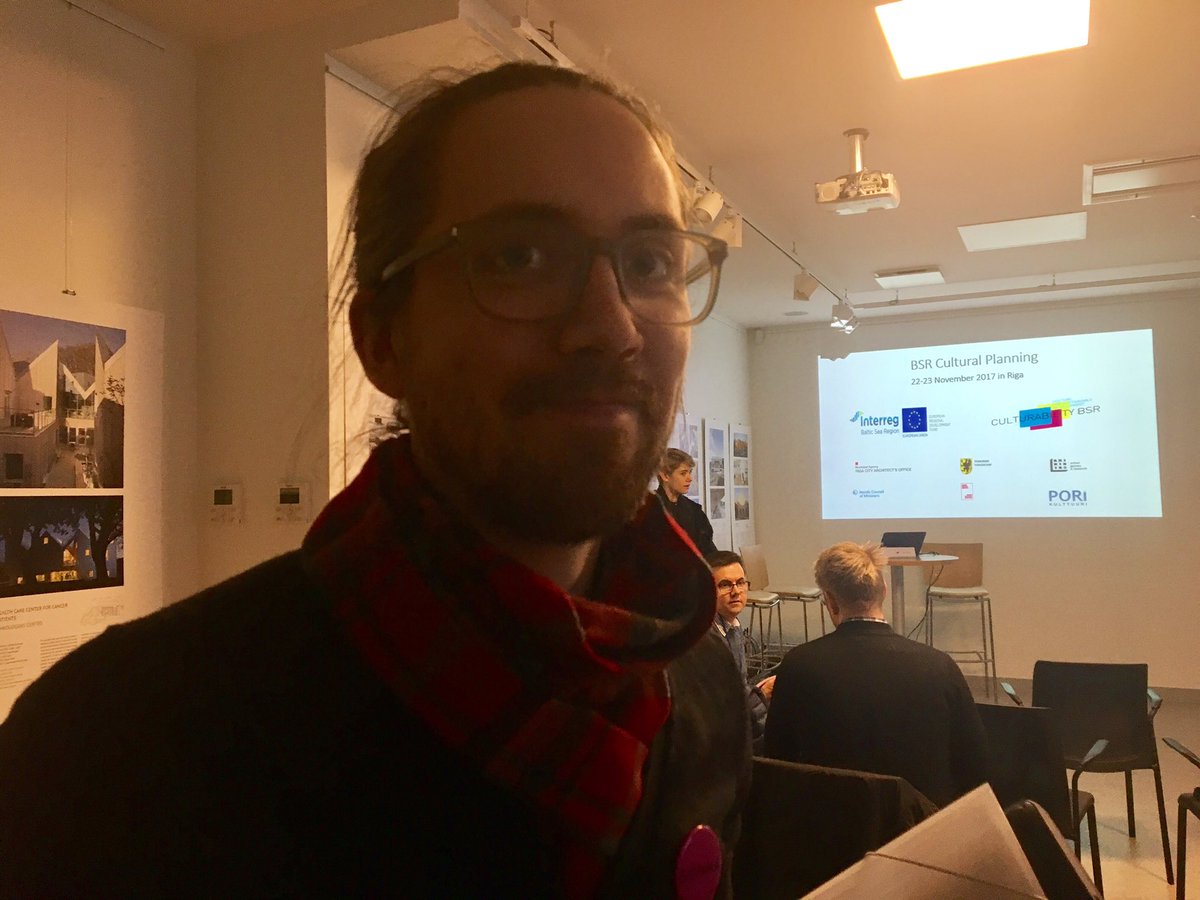 ResearcherMTEC's tweet photo. MTEC-er Björn Berg Marklund represents cultural gaming perspectives with Minecraft at BSR Culturability meeting in Riga, Latvia--Office of Nordic Culture Ministries @HogskolanSkovde @ddh_network https://t.co/nmS3flkqMG