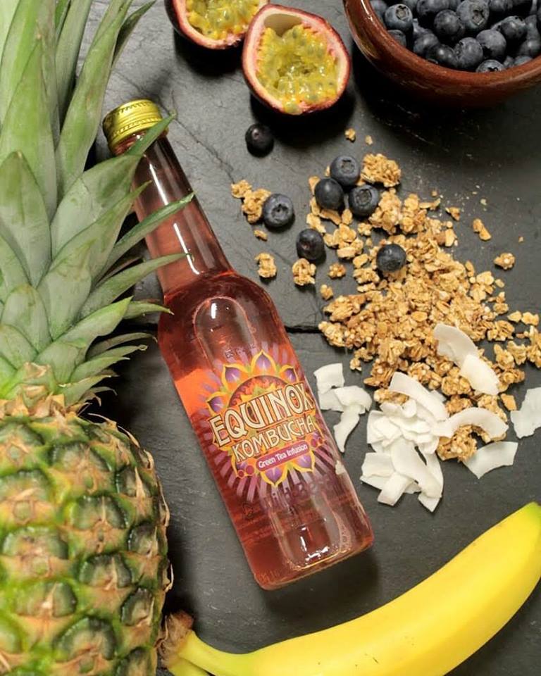 EquinoxKombucha's tweet photo. Pretend it's still summer with a #kombucha tropical smoothie 🌴 made with our delicious Wild Berry! https://t.co/D2S9ZRtOxb